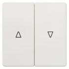 SIEMENS - DELTA i-system Wippe 2-fach mit Jalousiesymbolen Auf/Ab, titanweiß