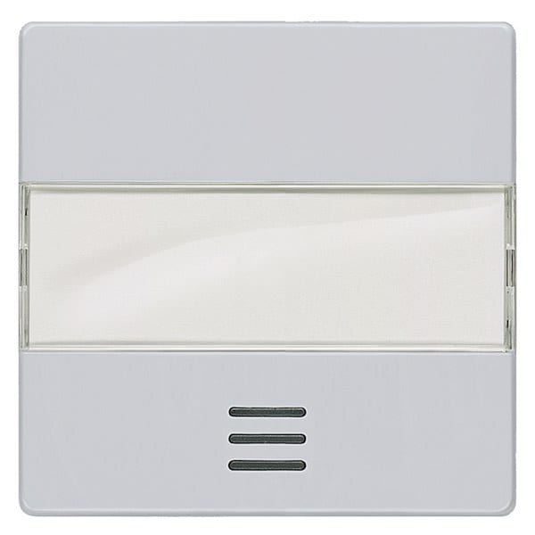 SIEMENS - DELTA i-system Wippe mit Fenster und Schriftfeld, aluminiummetallic