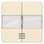 SIEMENS - DELTA i-system Wippe 2-fach m. Schriftfeld u. Fenster für Serienschalter, ele...