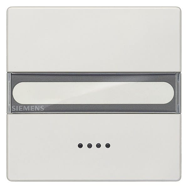 SIEMENS - DELTA style Wippe mit Fenster und Schriftfeld, titanweiß
