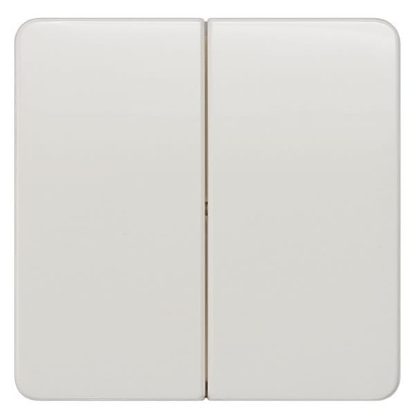 SIEMENS - DELTA profil Wippe 2-fach neutral für Serienschalter, titanweiß