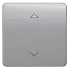 SIEMENS - DELTA profil Wippe mit Jalousiesymbolen für Taster 1-fach Mittelstellung, silber