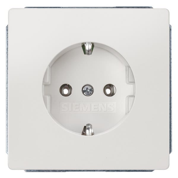 SIEMENS - DELTA style SCHUKO-Steckdose, titanweiß, ohne Krallen