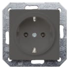 SIEMENS - DELTA i-system SCHUKO-Steckdose, carbonmetallic