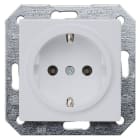 SIEMENS - DELTA i-system SCHUKO-Steckdose, aluminiummetallic