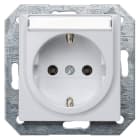 SIEMENS - DELTA i-system SCHUKO-Steckdose mit Schriftfeld, aluminiumetallic