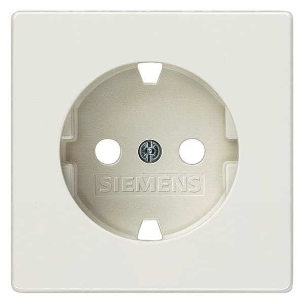 SIEMENS - DELTA style Steckdosenabdeckung ohne Einsatz, platinmetallic