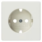 SIEMENS - DELTA style Steckdosenabdeckung ohne Einsatz, platinmetallic