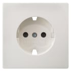 SIEMENS - DELTA style, titanweiß Abdeckungplatte 68x 68mm für Schuko-Steckdose mit erhö...