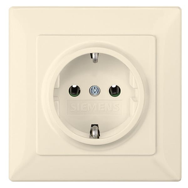 SIEMENS - DELTA line Abdeckungplatte Vollplatte 80x 80mm, elektroweiß, ohne Einsatz