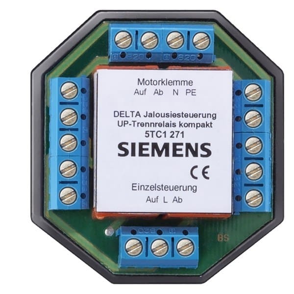 SIEMENS - DELTA Jalousiesterung UP-Trennrelais kompakt mit Nebenstelleneingang
