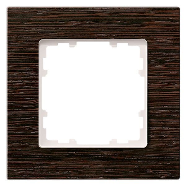SIEMENS - DELTA miro Holz wenge Rahmen 1-fach, Farbton durch Beizung