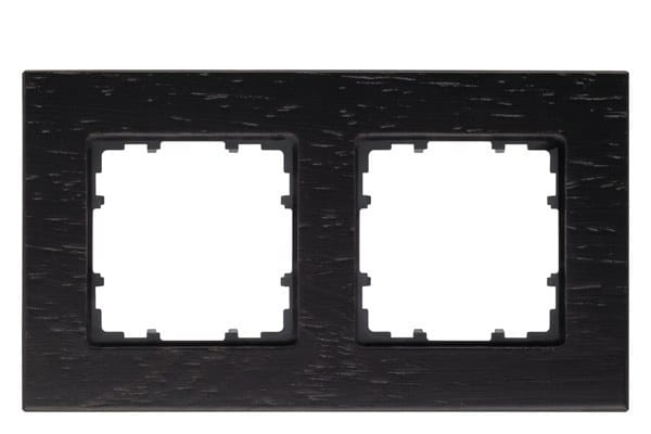 SIEMENS - DELTA miro Holz wenge Rahmen 2-fach, Farbton durch Beizung