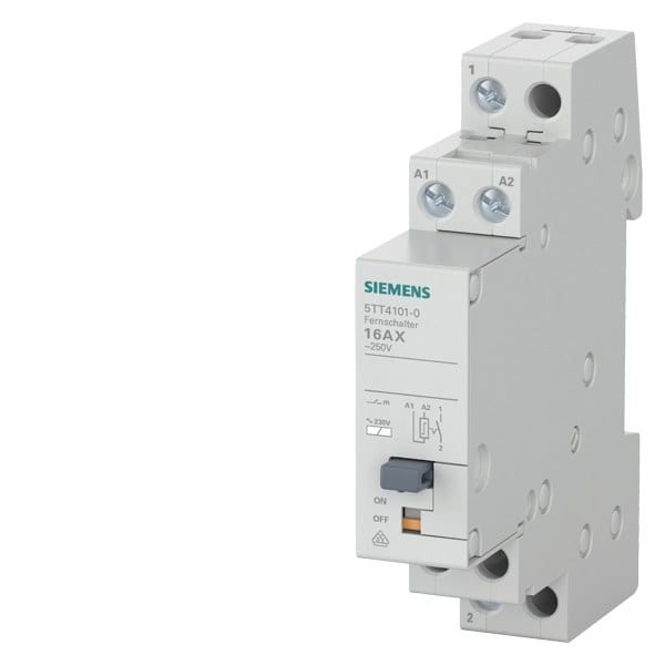SIEMENS - Fernschalter mit 1 Schließer, Kontakt für AC 230V 16A Ansteuerung AC 230V