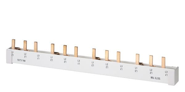 SIEMENS - Stiftsammelschiene 16mm2, 3-phasig, 18x 3PH, 1016mm schneidbar