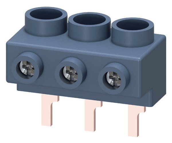 SIEMENS - 3Ph.-Einspeiseklemme für 3Ph.-Sammelschienen für S0 und S00, Anschluss von oben