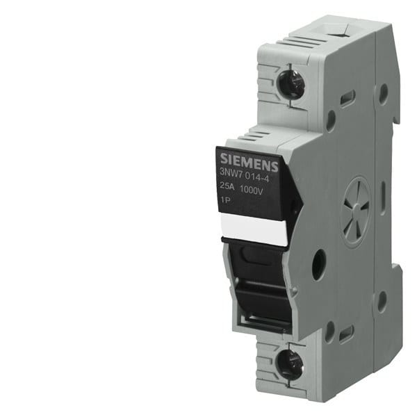 SIEMENS - SENTRON, Zylindersicherungshalter, 10x38 mm, 1-polig, In: 30 A, Ue DC: 1000 V