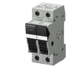 SIEMENS - SENTRON, Zylindersicherungshalter, 10x38 mm, 2-polig, In: 30 A, Ue DC: 1000 V