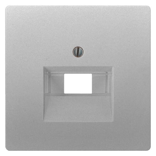 SIEMENS - DELTA style Abdeckplatte für UAE-Anschlussdose, für 1-u. 2-fach, platinmetallic