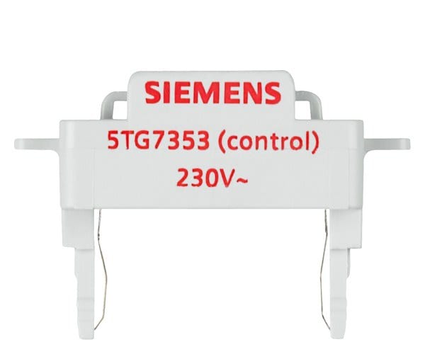 SIEMENS - DELTA Schalter und Taster LED-Leuchteinsatz für Kontroll-Funktion 230V/50Hz, rot