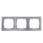 SIEMENS - DELTA style platinmetallic Rahmen 3-fach
