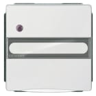 SIEMENS - DELTA style SCHUKO-Steckdose m. Klappd, Schriftf, Betriebsanz. u. erh. Ber.sc...
