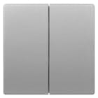 SIEMENS - DELTA style Wippe 2-fach neutral für Serienschalter, platinmetallic