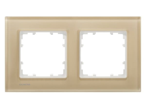 SIEMENS - DELTA miro Glas arena Rahmen 2-fach