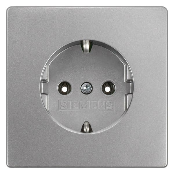 SIEMENS - DELTA style SCHUKO-Steckdose, platinmetallic
