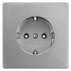 SIEMENS - DELTA style SCHUKO-Steckdose, platinmetallic