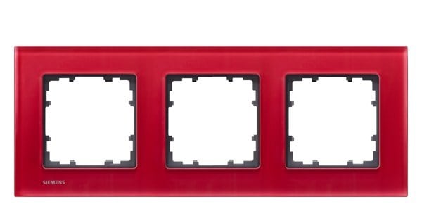 SIEMENS - DELTA miro Glas orient Rahmen 3-fach