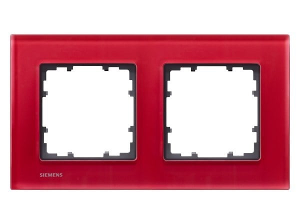 SIEMENS - DELTA miro Glas orient Rahmen 2-fach