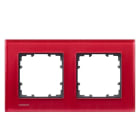 SIEMENS - DELTA miro Glas orient Rahmen 2-fach
