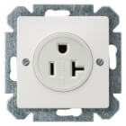 SIEMENS - DELTA i-system NEMA Steckdose 2-polig+E, titanweiß