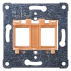 SIEMENS - Tragplatte Modular Jack zur Aufnahme von bis zu 2 Steckverb., oranger Einsatz