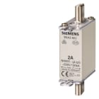 SIEMENS - NH-Sicherungseinsatz, NH000, In: 2 A, gG, Un AC: 500 V, Un DC: 250 V