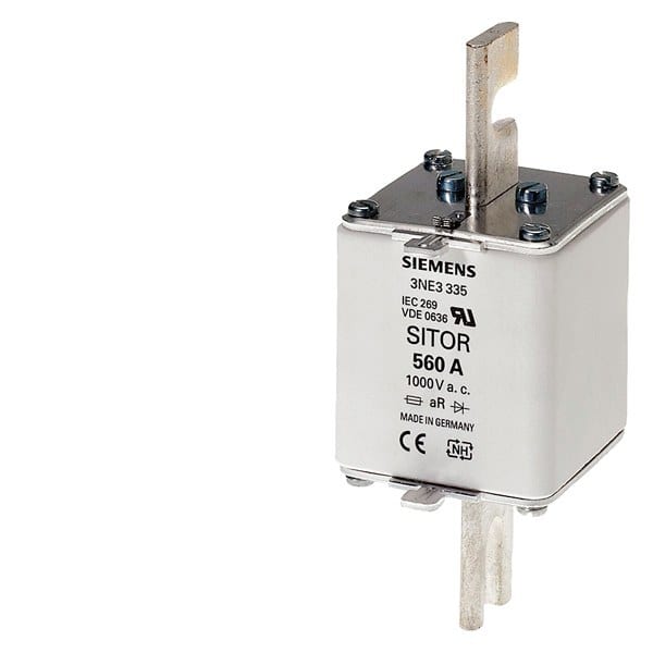 SIEMENS - SITOR-Sicherungseinsatz,mit geschlitzten Messerkontakten, NH3, In: 800 A, gR