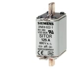 SIEMENS - SITOR-Sicherungseinsatz, mit Messerkontakten, NH00, In: 125 A, aR, Un AC: 690 V