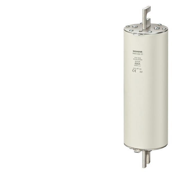 SIEMENS - SITOR-Sicherungseinsatz, mit geschlitzten Messerkontakten, NH3, In: 500 A, aR