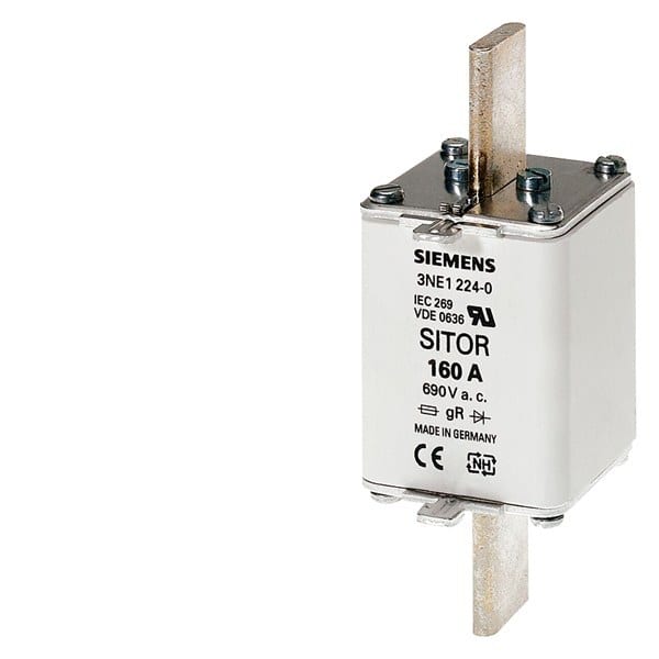 SIEMENS - SITOR-Sicherungseinsatz, mit Messerkontakten, NH1, In: 250 A, gR, Un AC: 690 V