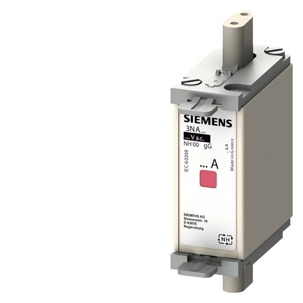 SIEMENS - NH-Sicherungseinsatz, NH000, In: 35 A, gG, Un AC: 500 V, Un DC: 250 V