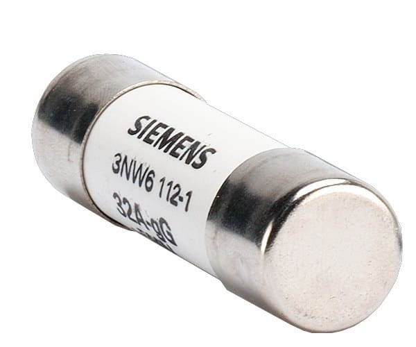 SIEMENS - SENTRON, Zylindersicherungseinsatz, 14x51 mm, 32 A, gG, Un AC: 690 V