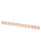 SIEMENS - Sammelschiene, mit Stanzungen, Teilungsmaß 27mm für NEOZED-Sicherungssockel D02