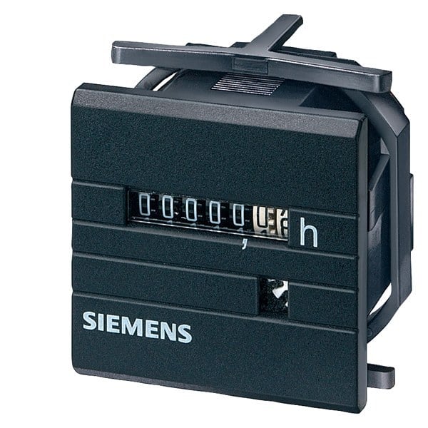 SIEMENS - Zeitzähler 48x 48mm AC 24V 50Hz ohne Blende 55x 55mm