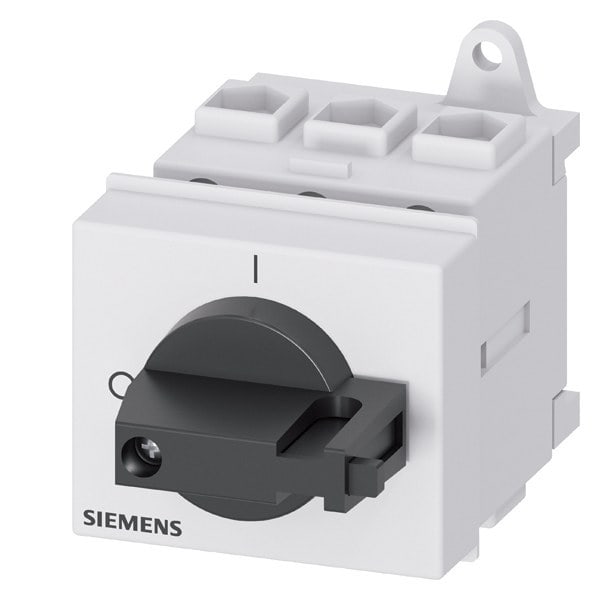 SIEMENS - SENTRON, Lasttrennschalter 3LD, Hauptschalter, 3-polig, Iu: 25 A