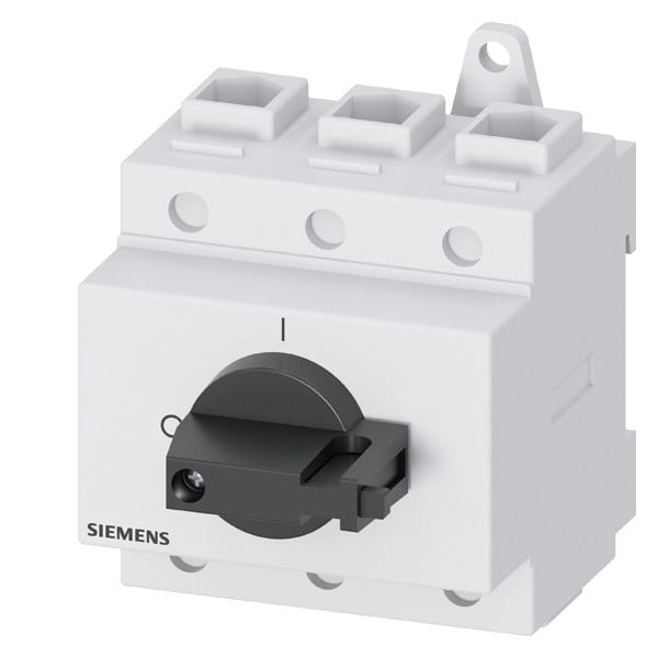 SIEMENS - SENTRON, Lasttrennschalter 3LD, Hauptschalter, 3-polig, Iu: 125 A