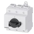 SIEMENS - SENTRON, Lasttrennschalter 3LD, Hauptschalter, 3-polig, Iu: 125 A