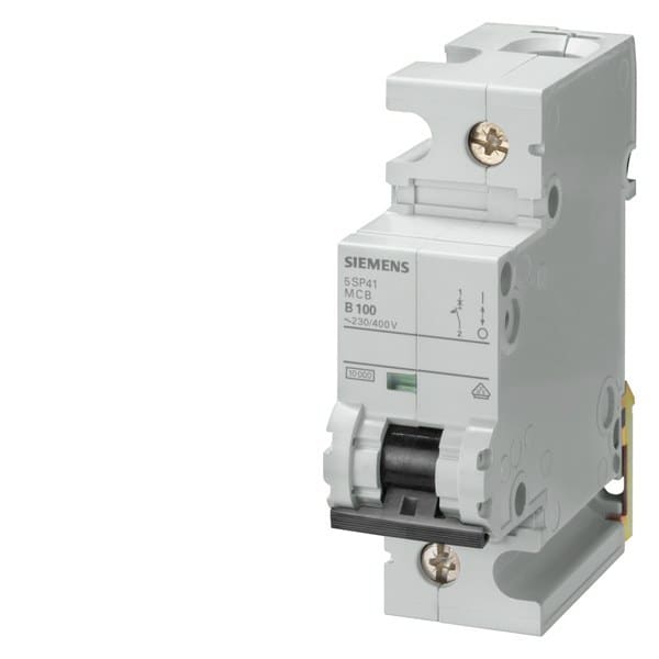 SIEMENS - Leitungsschutzschalter 230/400V 10kA, 1-polig, C, 125A, T=70mm