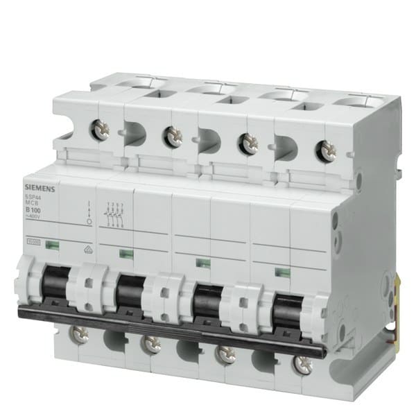 SIEMENS - Leitungsschutzschalter 400V 10kA, 4-polig, B, 125A, T=70mm