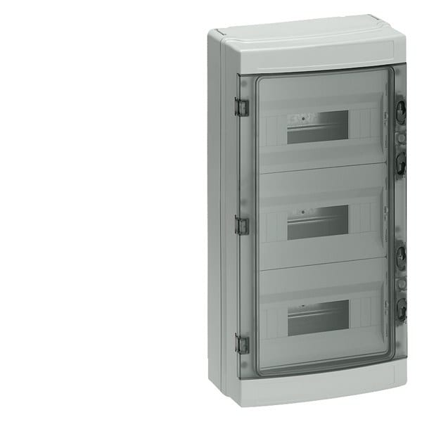 SIEMENS - SIMBOX Universal WP Wandverteiler AP, IP65 3-reihig, 54TE, ohne Klemmleiste